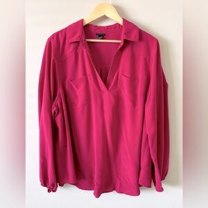 Torrid Harper Blouse – Fuchsia Pink, Size 2 (2X)